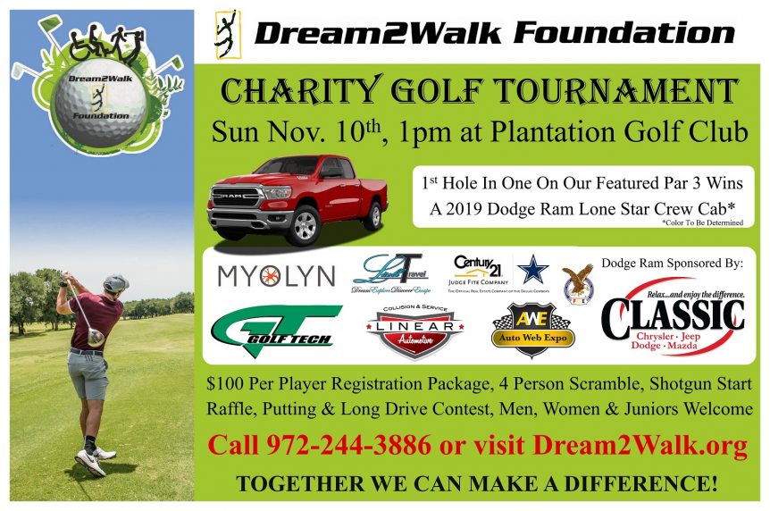 Dream2Walk Foundation Charity Golf Tournament 2019